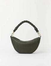 Laden Sie das Bild in den Galerie-Viewer, Leo Midi Twisted Handle, Moss Soft Grain Leather
