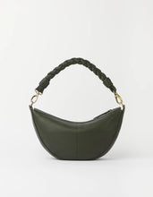 Laden Sie das Bild in den Galerie-Viewer, Leo Midi Twisted Handle, Moss Soft Grain Leather
