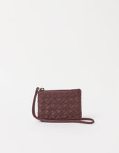 Laden Sie das Bild in den Galerie-Viewer, Lexi Mini, Dar Cherry Woven Soft Grain Leather
