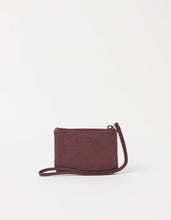 Laden Sie das Bild in den Galerie-Viewer, Lexi Mini, Dar Cherry Woven Soft Grain Leather
