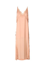 Laden Sie das Bild in den Galerie-Viewer, Lilou Sheer-Kleid mit Spitzeneinsätzen, Blush
