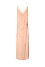 Laden Sie das Bild in den Galerie-Viewer, Lilou Sheer-Kleid mit Spitzeneinsätzen, Blush
