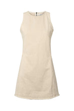 Load image into Gallery viewer, Lizl denim dress Ecru
