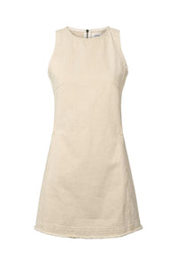 Lizl denim dress Ecru