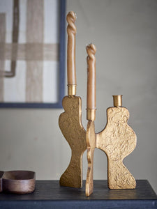 Lux Candle Holder, Gold