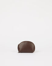 Load image into Gallery viewer, Make up Case Small Chocolate Soft Grain Leather
