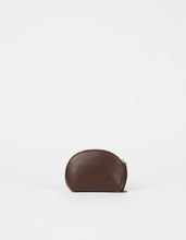 Load image into Gallery viewer, Make up Case Small Chocolate Soft Grain Leather
