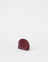 Load image into Gallery viewer, Make up Case Small Dark Cherry Soft Grain Leather
