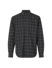 Load image into Gallery viewer, Malte Check Shirt Asphalt
