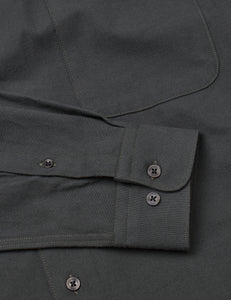 Malte Flannel Shirt Asphalt