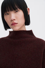 Load image into Gallery viewer, Mika Yak Funnelneck Sweater Burgundy
