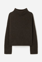 Load image into Gallery viewer, Mika Yak Funnelneck Sweater Dark Khaki Green
