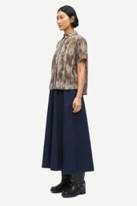 Mina ss shirt 14028 Aquarel Animal Greige