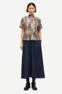Mina ss shirt 14028 Aquarel Animal Greige
