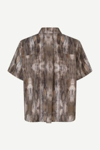 Mina ss shirt 14028 Aquarel Animal Greige