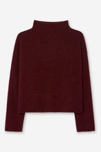 Laden Sie das Bild in den Galerie-Viewer, Mika Yak Funnelneck Sweater, Mahogany Red
