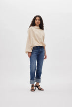 Load image into Gallery viewer, MIST Ripple drape blouse, Sand
