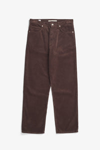 Mogens Relaxed 5 Pocket Wide Wale Corduroy, Espresso