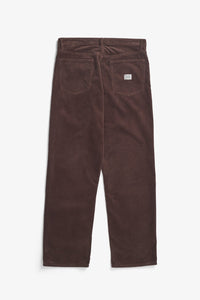 Mogens Relaxed 5 Pocket Wide Wale Corduroy, Espresso
