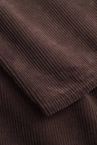 Mogens Relaxed 5 Pocket Wide Wale Corduroy, Espresso