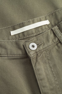 Mogens Relaxed 5 Pocket Hevy Twill, Olive Night