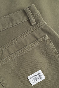 Mogens Relaxed 5 Pocket Hevy Twill, Olive Night