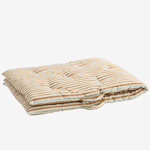 Striped cotton mattress 70x180 cm