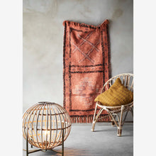 Load image into Gallery viewer, Tufted cotton runner with fringes 70x140 cm
