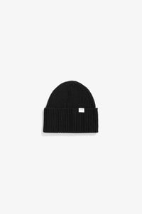 Norse Standard Merino Lambswool Beanie, Black