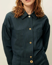 Load image into Gallery viewer, NOTTERI Overshirt, Worker Blue
