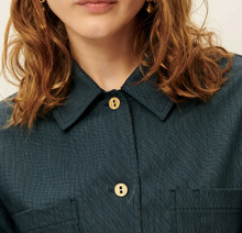 Load image into Gallery viewer, NOTTERI Overshirt, Worker Blue
