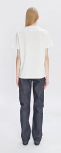 APC Rue Madame Standard T-Shirt White/Dark navy