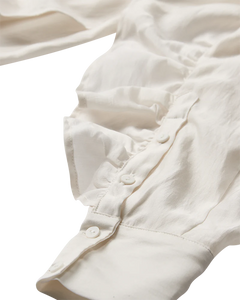 MOLLY shirt with ruffles Jetstream white