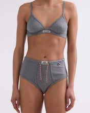 Load image into Gallery viewer, PARKER Cotton bralette, Grey
