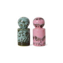 Load image into Gallery viewer, 70s ceramics pepper &amp; salt jar, baroque
