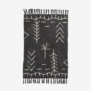 Tufted cotton bath mat