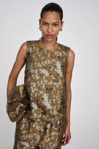 Piper Jacquard Top Golden combo