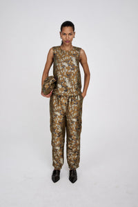 Piper Jacquard Top Golden combo