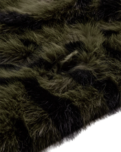 Load image into Gallery viewer, PLUSHY jacket, Dark Olive w. Black
