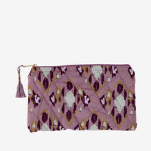 Load image into Gallery viewer, Quilted cotton pouch Lilac
