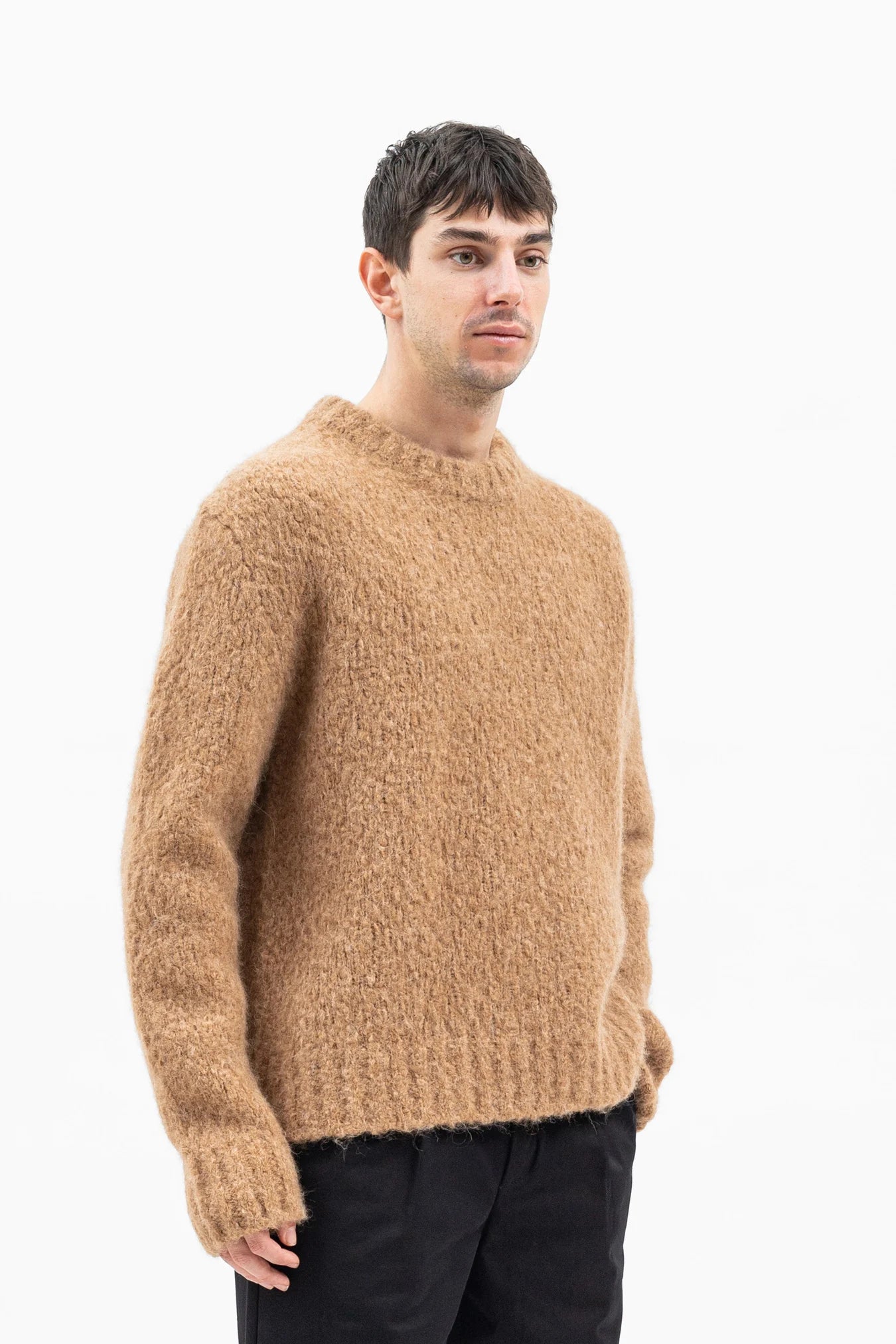 Alpaca Mateo Sweater, Silver Birch – MADS NØRGAARD – COPENHAGEN