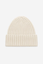 Laden Sie das Bild in den Galerie-Viewer, Wool Cashmere Rib Hat, Off-White
