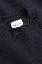Load image into Gallery viewer, Rom Boiled Wool Crewneck, Dark Navy
