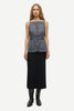 Sahelly vest 16178, Dark grey mel.