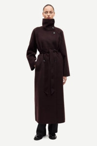 Sahanne coat 15772 Black Coffee