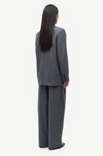 Load image into Gallery viewer, Saharper pleat trousers 16178, Dark grey mel.
