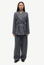 Load image into Gallery viewer, Saharper pleat trousers 16178, Dark grey mel.
