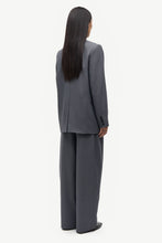 Load image into Gallery viewer, Saharper pleat trousers 16178, Dark grey mel.
