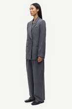 Load image into Gallery viewer, Saharper pleat trousers 16178, Dark grey mel.
