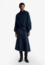 Load image into Gallery viewer, Salome taffeta bomber jacket, Navy blue
